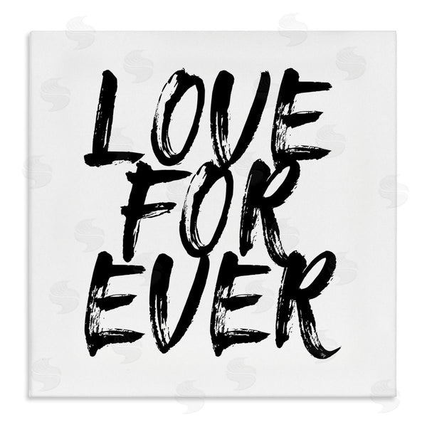 stupell industries Martina Pavlova | Love Forever Brush Stroke Phrase Wall Art