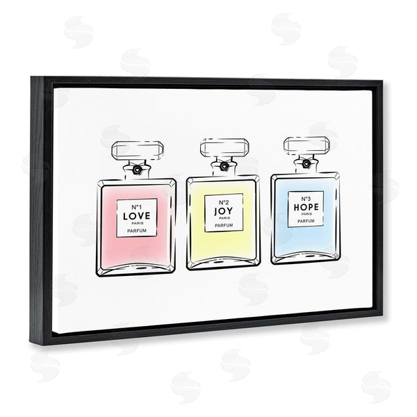 Stupell Industries Martina Pavlova | Love Hope Joy Perfumes Wall Art
