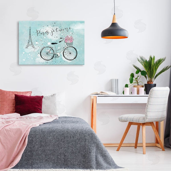 Stupell Industries Martina Pavlova | Love Paris Bicycle Wall Art
