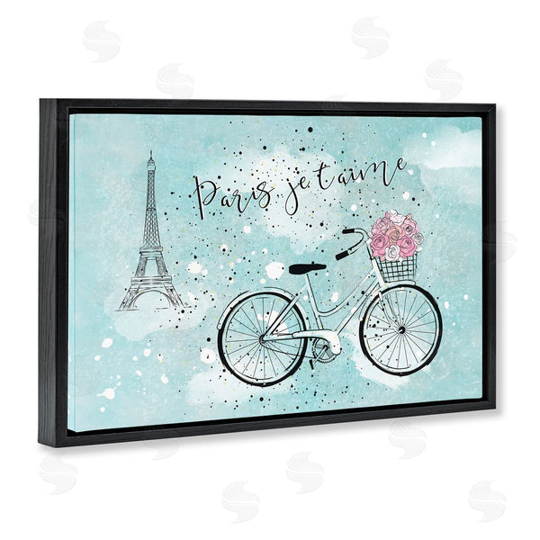 Stupell Industries Martina Pavlova | Love Paris Bicycle Wall Art