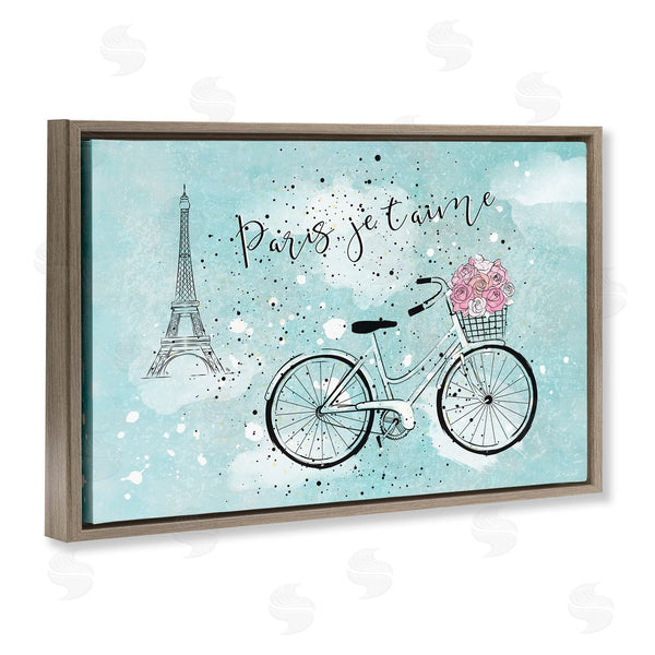 Stupell Industries Martina Pavlova | Love Paris Bicycle Wall Art