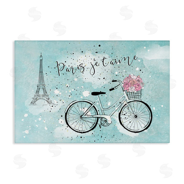 stupell industries Martina Pavlova | Love Paris Bicycle Wall Art
