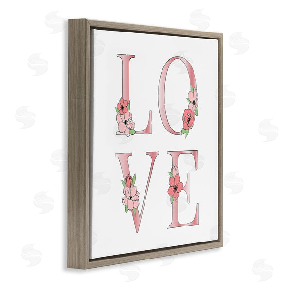 Stupell Industries Martina Pavlova | Love With Floral Blooms Wall Art