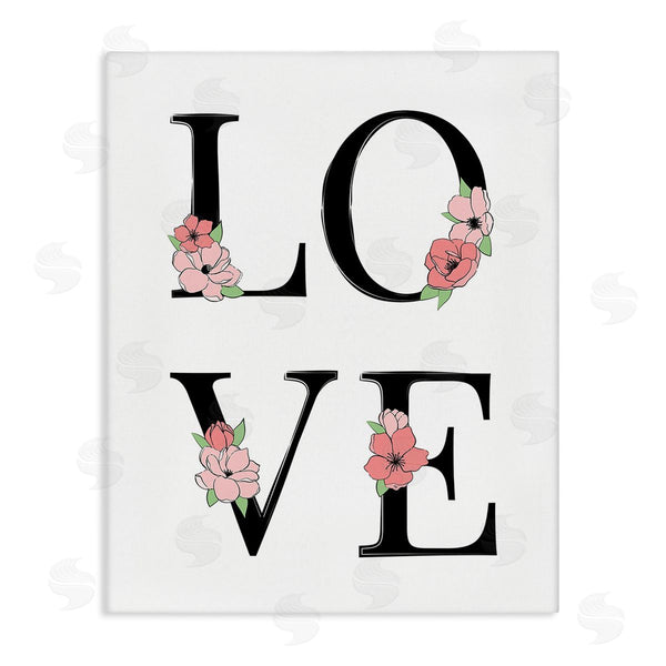 stupell industries Martina Pavlova | Love with Floral Letters Wall Art