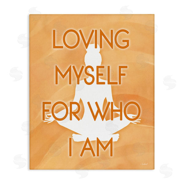 stupell industries Martina Pavlova | Loving Who I am Human Pose Meditation Wall Art