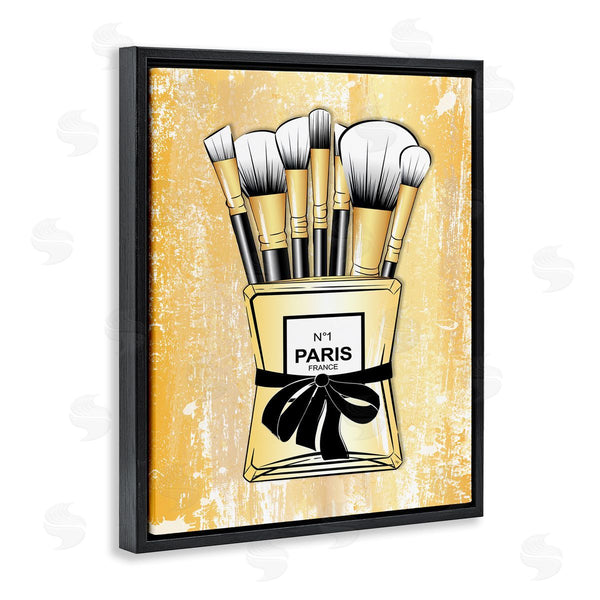 Stupell Industries Martina Pavlova | Makeup Brushes Glam Perfume Wall Art