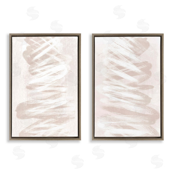 Stupell Industries Martina Pavlova | Minimal Beige Waves