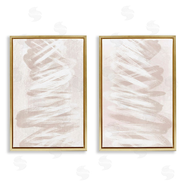 Stupell Industries Martina Pavlova | Minimal Beige Waves