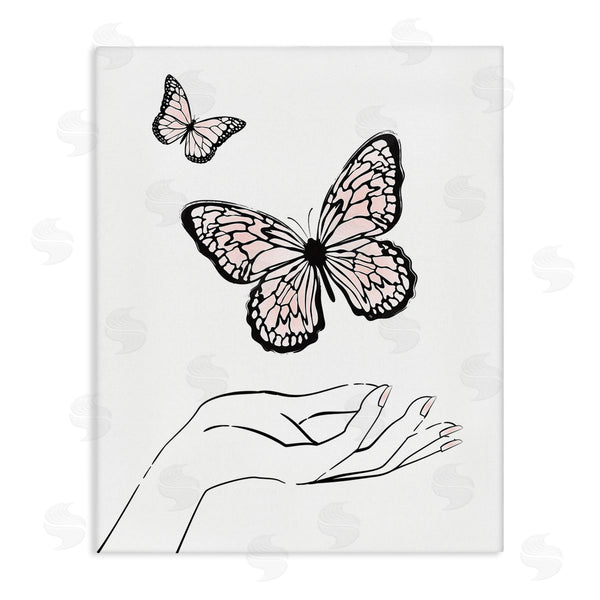 stupell industries Martina Pavlova | Minimal Catching Butterflies Wall Art