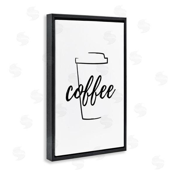 Stupell Industries Martina Pavlova | Minimal Coffee Cup