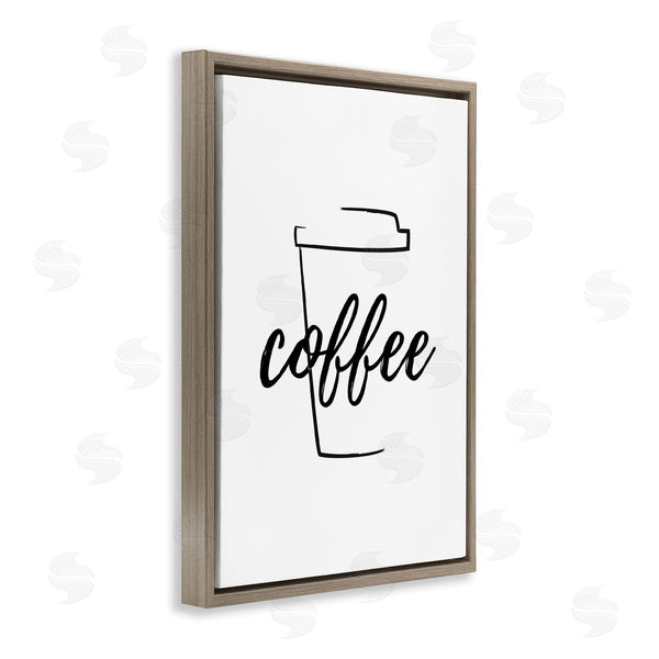 Stupell Industries Martina Pavlova | Minimal Coffee Cup