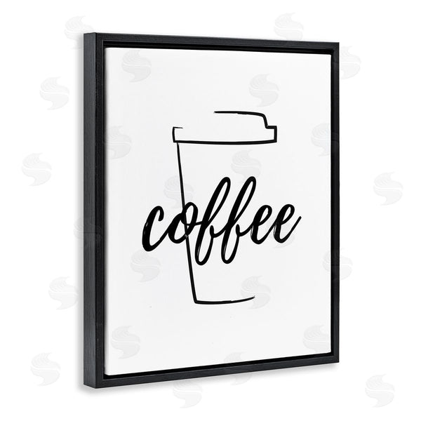 Stupell Industries Martina Pavlova | Minimal Coffee Cup Wall Art