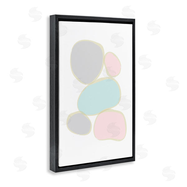 Stupell Industries Martina Pavlova | Minimal Pastel Pebbles