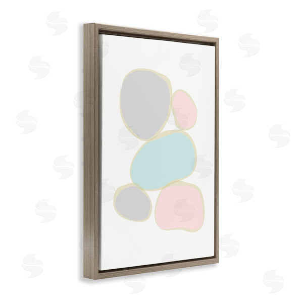 Stupell Industries Martina Pavlova | Minimal Pastel Pebbles