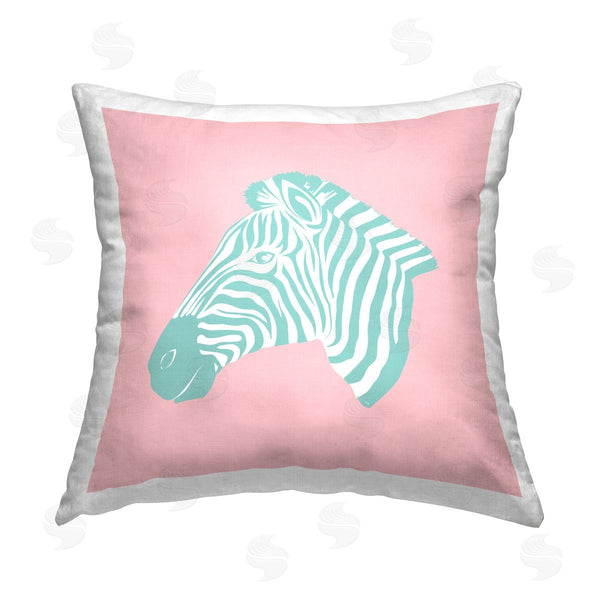 stupell industries Martina Pavlova | Minimal Soft Zebra Printed Throw Pillow