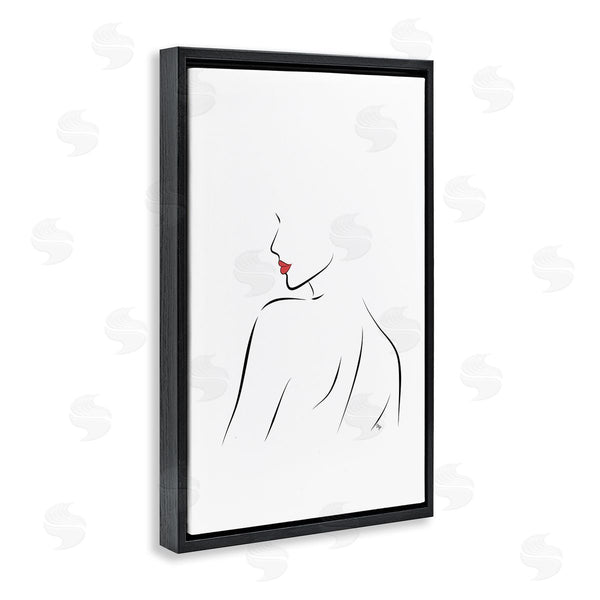Stupell Industries Martina Pavlova | Minimalist Woman Outline