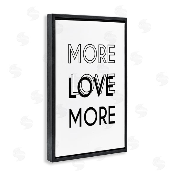 Stupell Industries Martina Pavlova | More Love Typography Wall Art