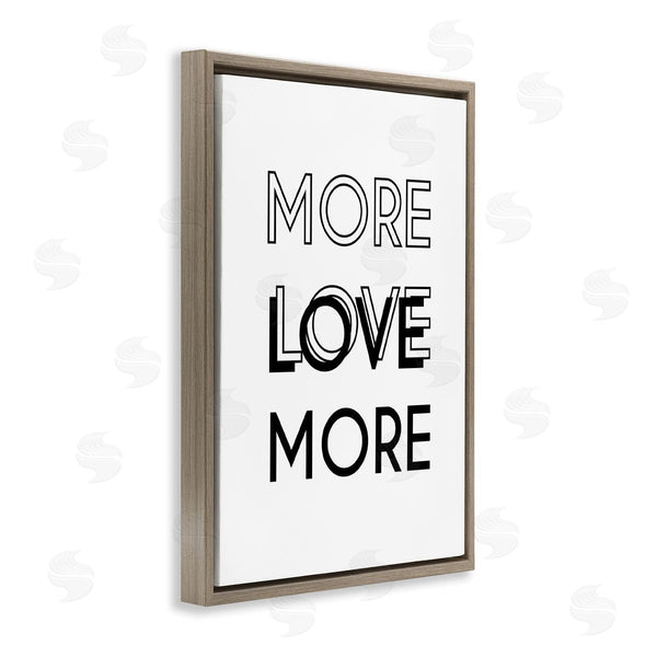 Stupell Industries Martina Pavlova | More Love Typography Wall Art