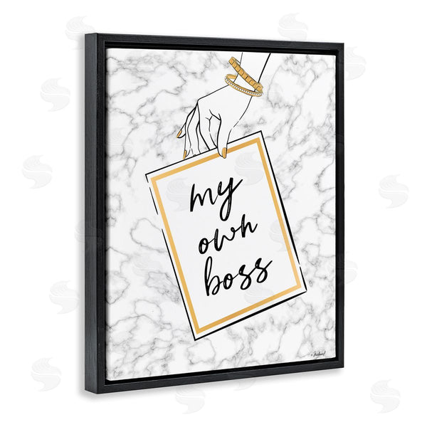 Stupell Industries Martina Pavlova | My Own Boss Phrase