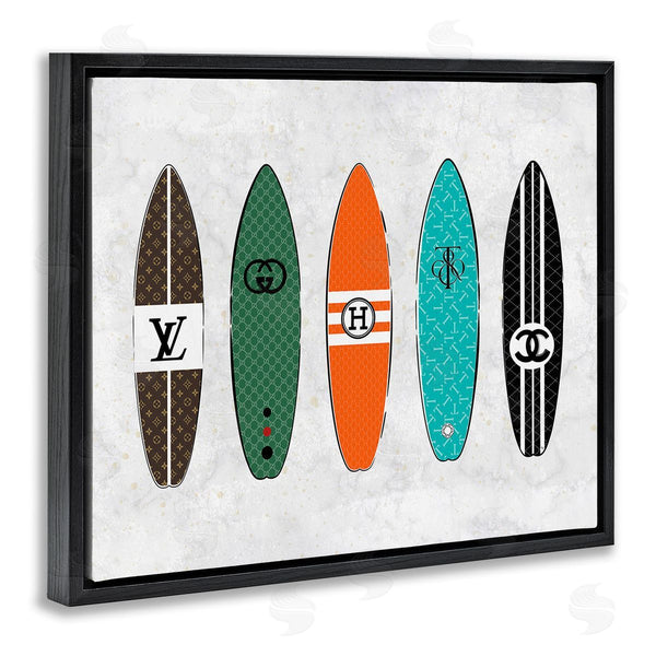 Stupell Industries Martina Pavlova | Nautical Glam Surfboards Wall Art