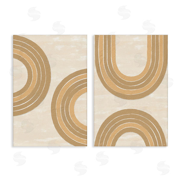 stupell industries Martina Pavlova | Neutral Beige Rainbows Wall Art