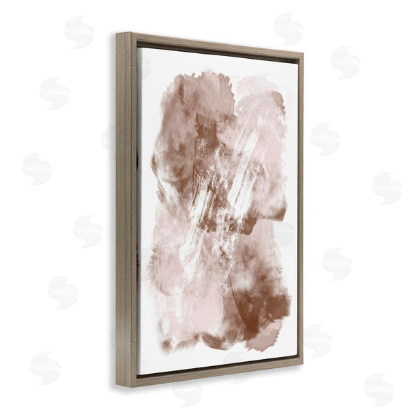 Stupell Industries Martina Pavlova | Neutral Earthy Brown Splatter