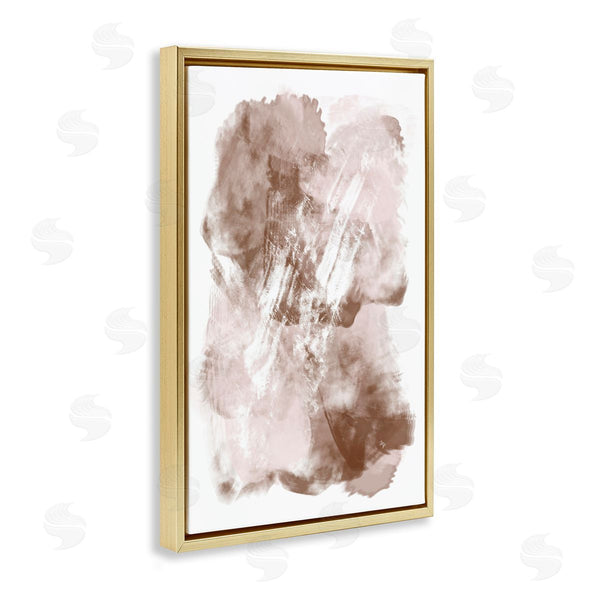 Stupell Industries Martina Pavlova | Neutral Earthy Brown Splatter