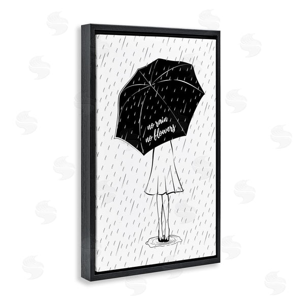 Stupell Industries Martina Pavlova | No Rain No Flowers