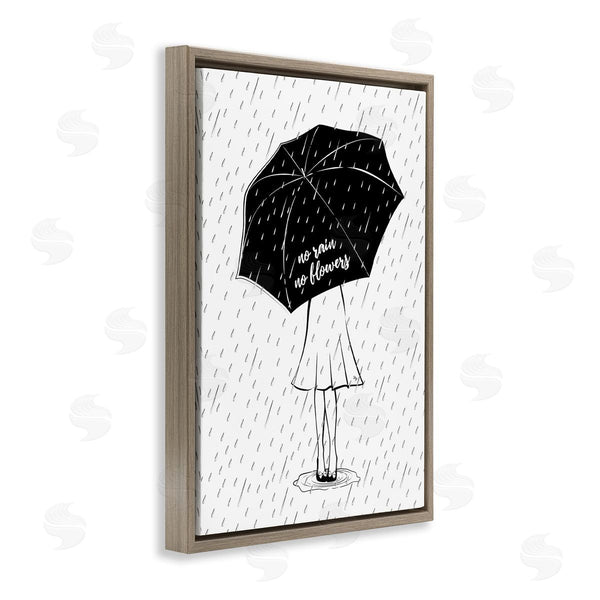 Stupell Industries Martina Pavlova | No Rain No Flowers