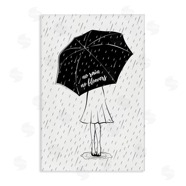 stupell industries Martina Pavlova | No Rain No Flowers