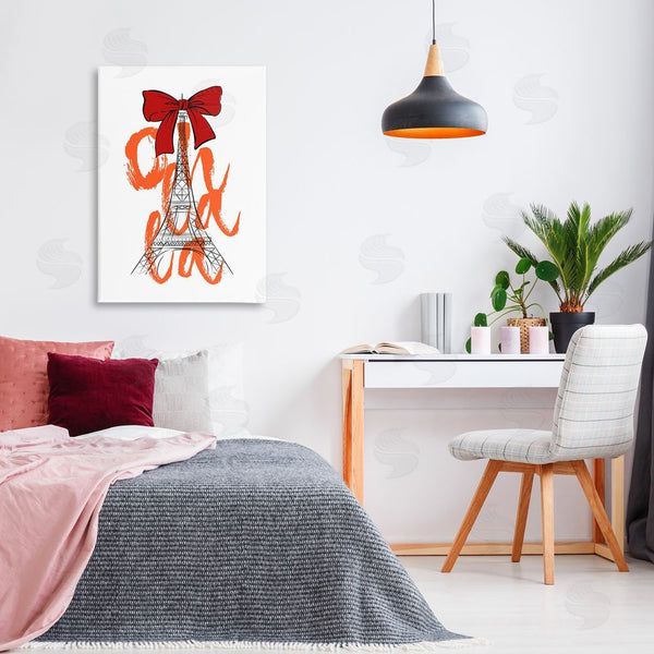 Stupell Industries Martina Pavlova | Oh La La Eiffel Tower Wall Art