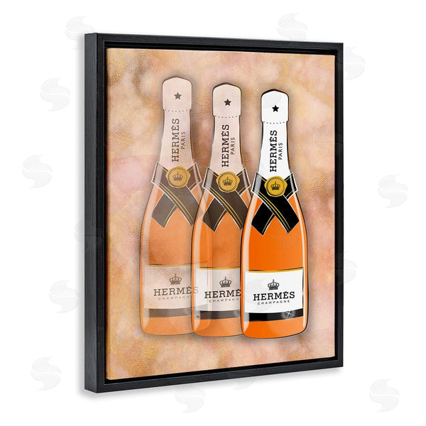 Stupell Industries Martina Pavlova | Orange Glam Champagne Wall Art