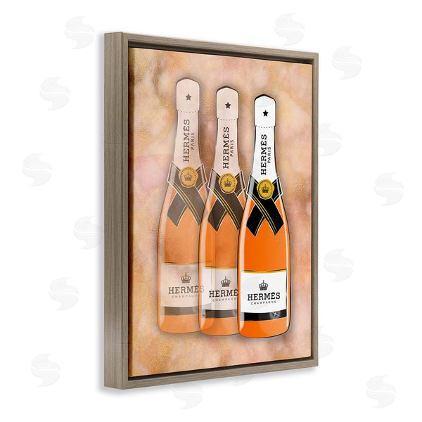 Stupell Industries Martina Pavlova | Orange Glam Champagne Wall Art