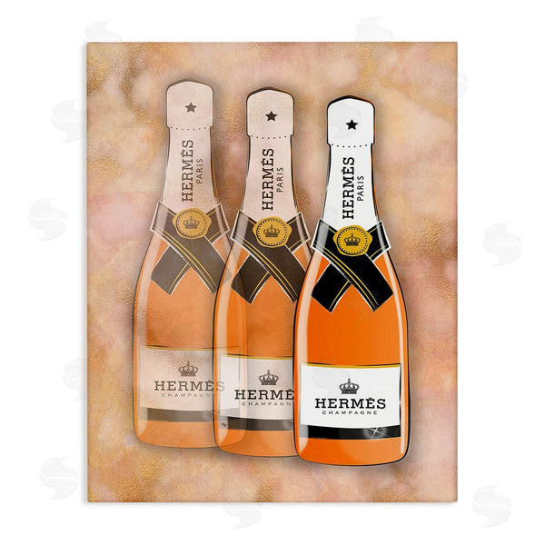 stupell industries Martina Pavlova | Orange Glam Champagne Wall Art
