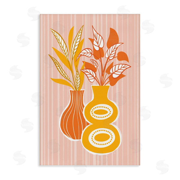 stupell industries Martina Pavlova | Orange & Yellow Vases