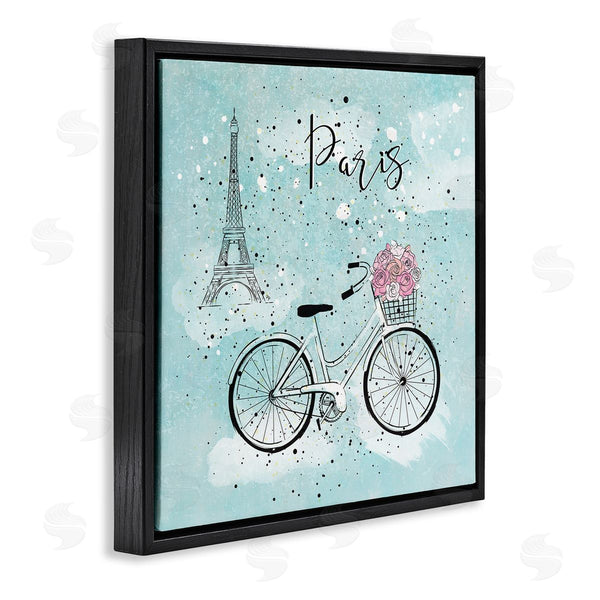 Stupell Industries Martina Pavlova | Paris Floral Bicycle