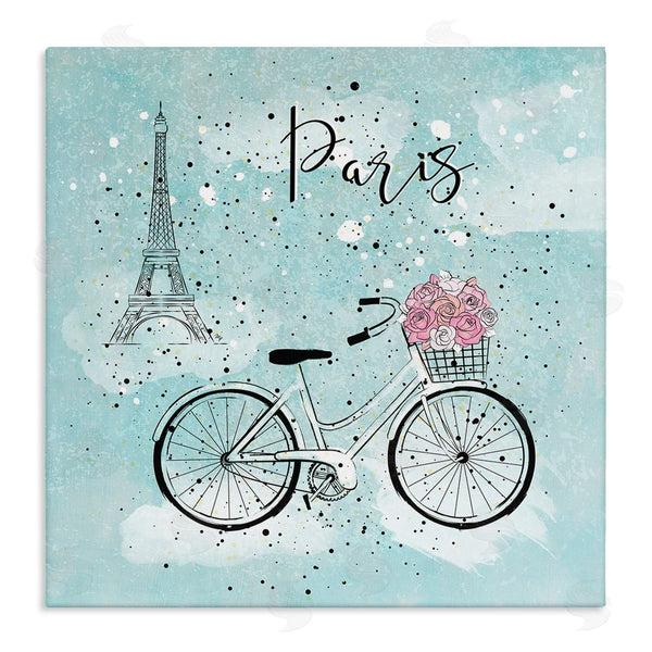 stupell industries Martina Pavlova | Paris Floral Bicycle