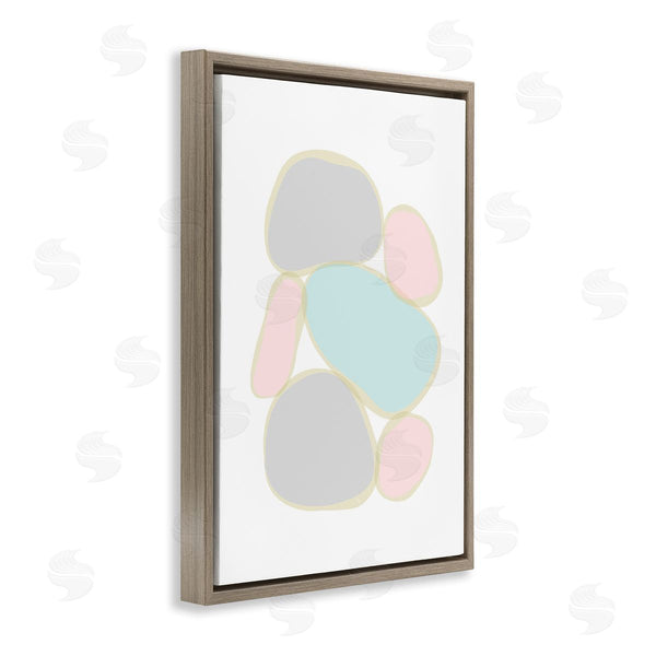 Stupell Industries Martina Pavlova | Pastel Pebble Shapes