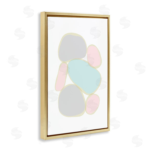 Stupell Industries Martina Pavlova | Pastel Pebble Shapes