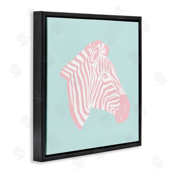 Stupell Industries Martina Pavlova | Pastel Zebra Portrait Wall Art