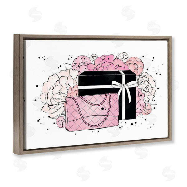 Stupell Industries Martina Pavlova | Peony Swathed Handbags Wall Art