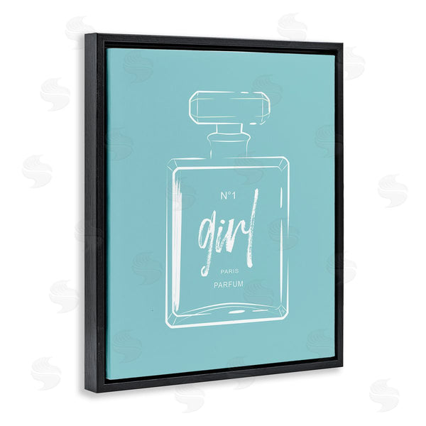 Stupell Industries Martina Pavlova | Perfume Bottle On Blue Wall Art