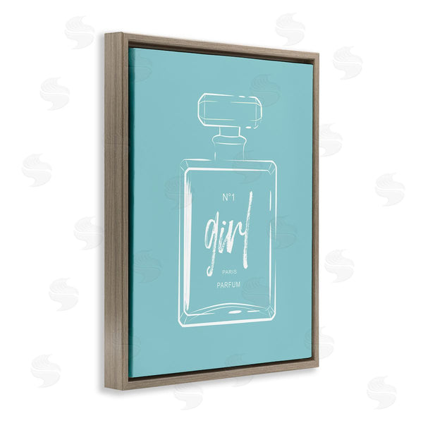 Stupell Industries Martina Pavlova | Perfume Bottle On Blue Wall Art
