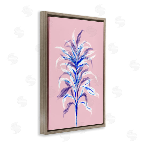 Stupell Industries Martina Pavlova | Pink Bamboo With Leaves