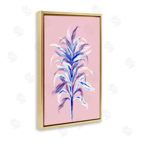 Stupell Industries Martina Pavlova | Pink Bamboo With Leaves