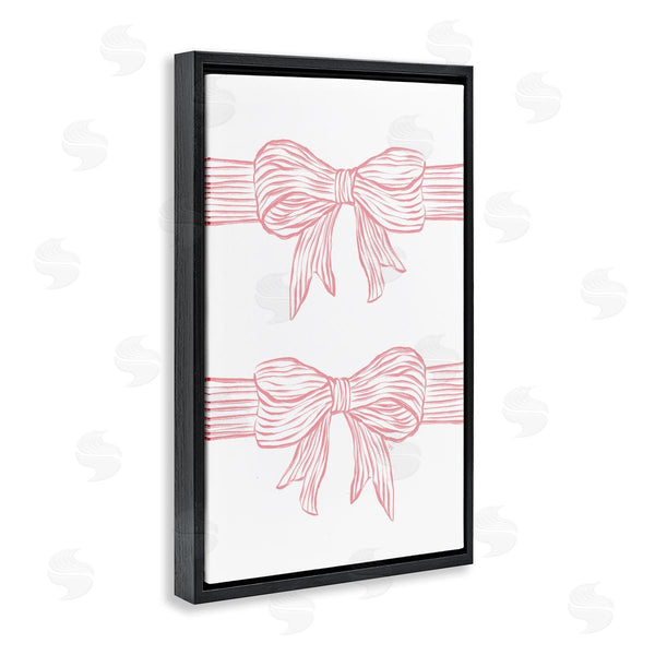 Stupell Industries Martina Pavlova | Pink Bows On White