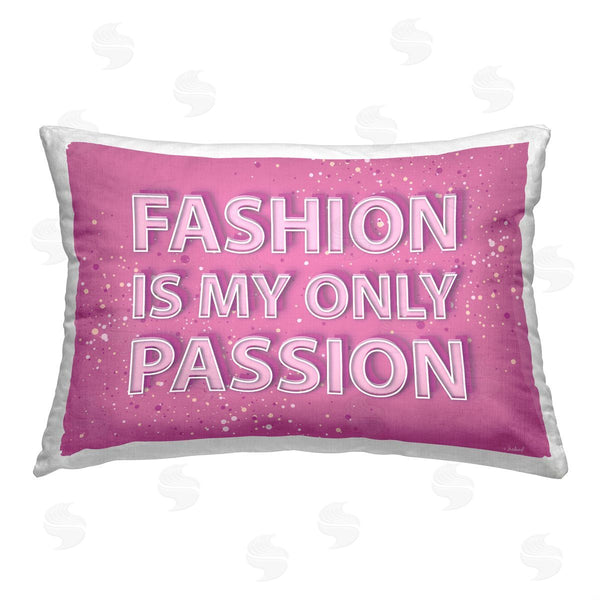 stupell industries Martina Pavlova | Pink Fashion is Passion Printed Throw Pillow