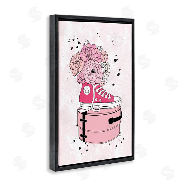 Stupell Industries Martina Pavlova | Pink Floral Sneaker