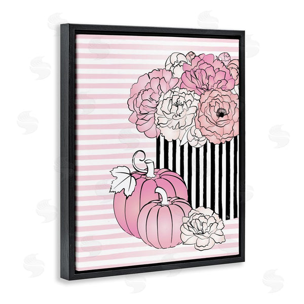 Stupell Industries Martina Pavlova | Pink Florals & Pumpkins Wall Art