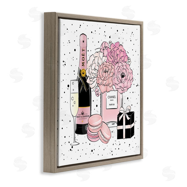 Stupell Industries Martina Pavlova | Pink Glam Celebration Champagne